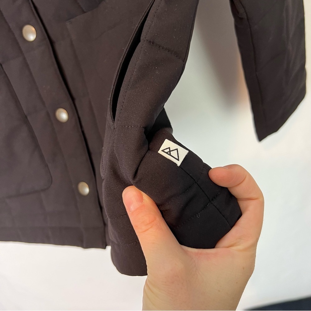 Wild Rye NWT Imogene shacket black bean XS - Picture 4 of 9